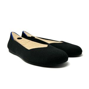 NEW! Rothy’s “The Flat” Black Slip On Ballet Flats Size 8.5